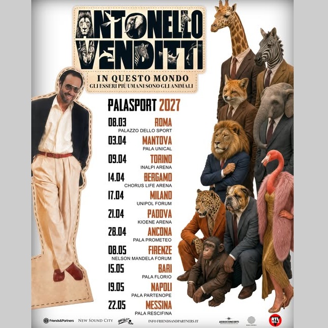 venditti 8 marzo 2027