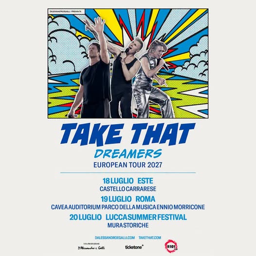take that 1 luglio 27777777777777777777777